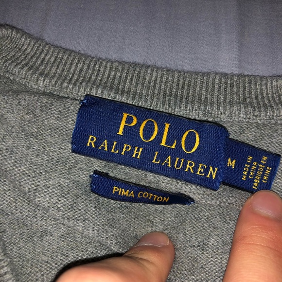 Polo Ralph Lauren Gray Pullover - Picture 2 of 3